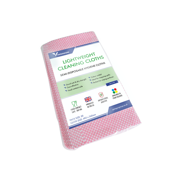 Semi-Disposable Hygiene Cloths – Heavy Duty Cleaning Cloths (50 Pack)