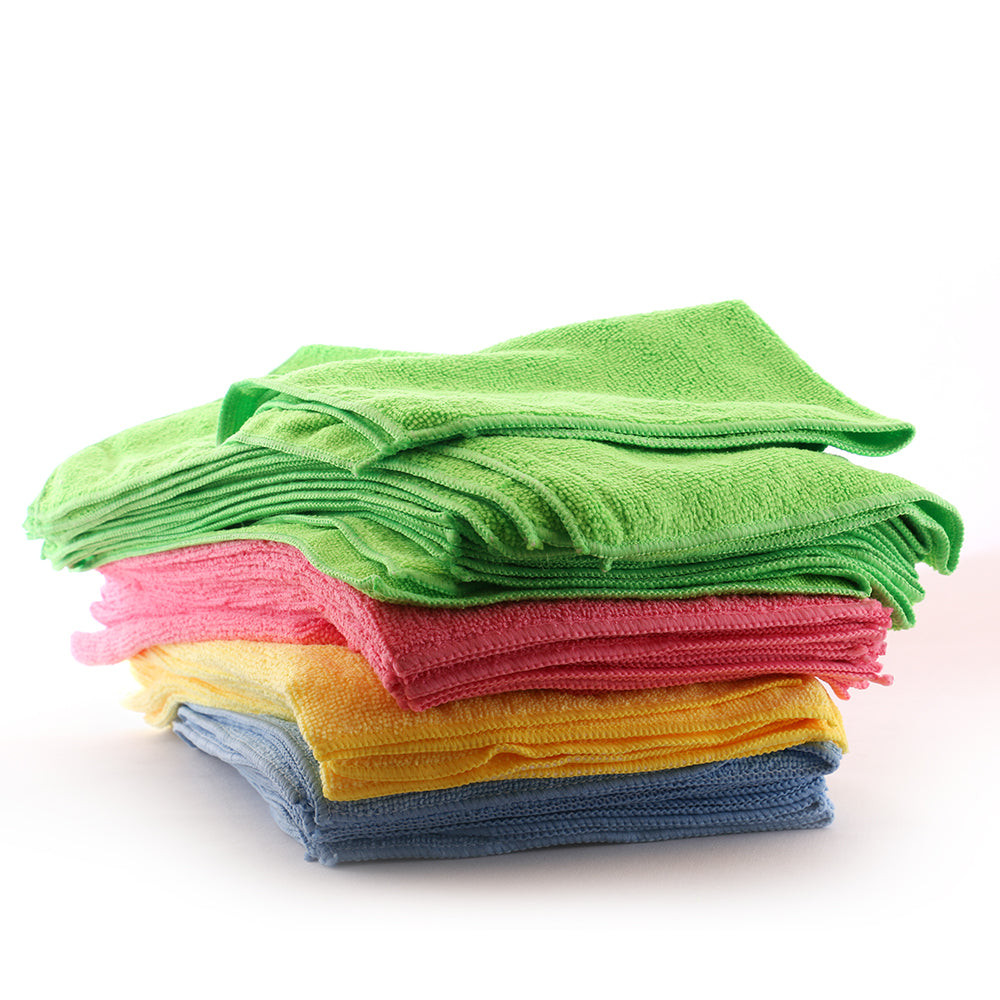 Zwipes Microfiber Cleaning Cloths, Multicolor, 12 Pack 