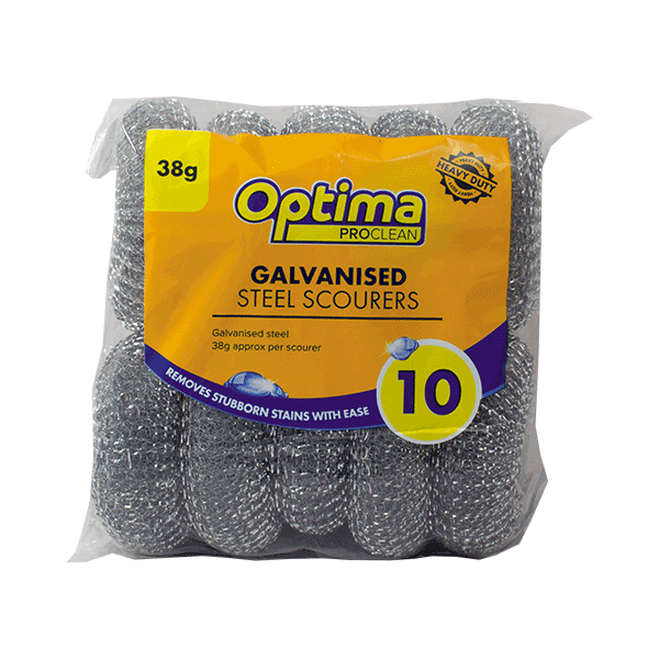 Galvanised Steel Scourer 38gm (10)