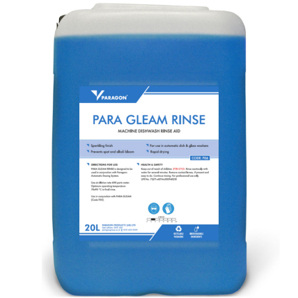 Para Gleam Rinse - Machine dishwashing rinse aid (5L and 20L options available)