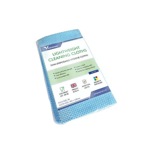 Semi-Disposable Hygiene Cloths – Heavy Duty Cleaning Cloths (50 Pack)