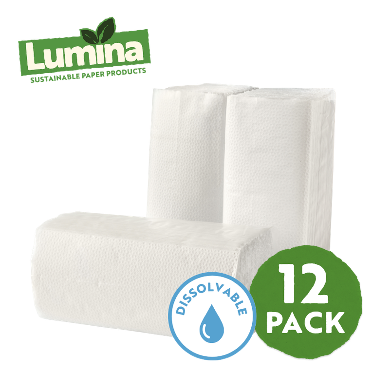 Dissolvable V-Fold Hand Towels