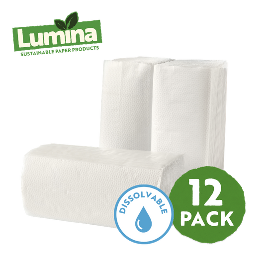 Dissolvable V-Fold Hand Towels