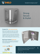 Oxygen Shield Air Freshener Anti-Vandal Dispenser - For use with VIVA!e refills