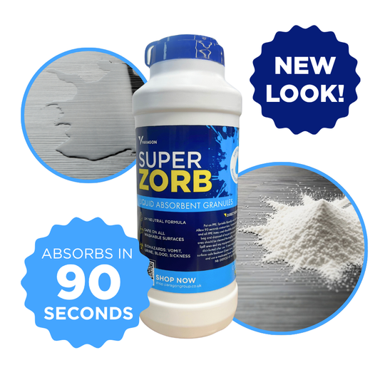 Super Zorb - Body fluid absorbent powder (500ml)