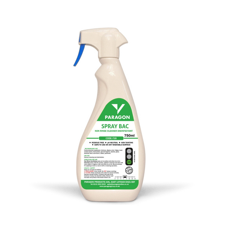 Spray Bac - Non-Rinse Cleaner and Disinfectant