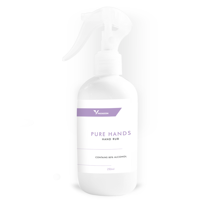 Pure Hands  250ml Trigger Spray - 80% Alcohol Hand Rub