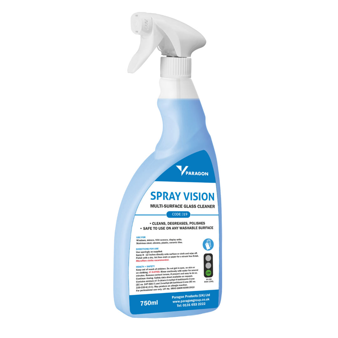 Vision Cleaner Spray Vision - Streak-free glass & mirror cleaner (750ml and 5L option ...