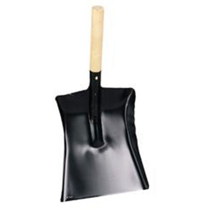 Black Hand Shovel - Wooden Handle 270x185mm